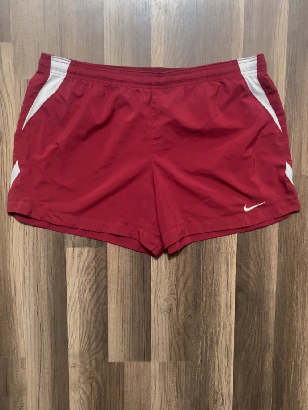 NIKE DRI-FIT Mens XL Red Running Shorts